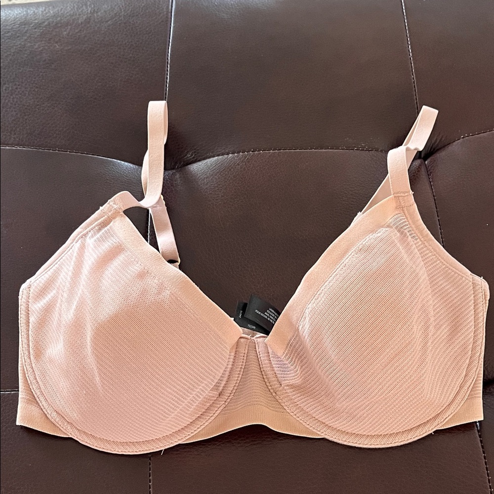 Natori Nude Pink Bra NWOT - 32E(DD)